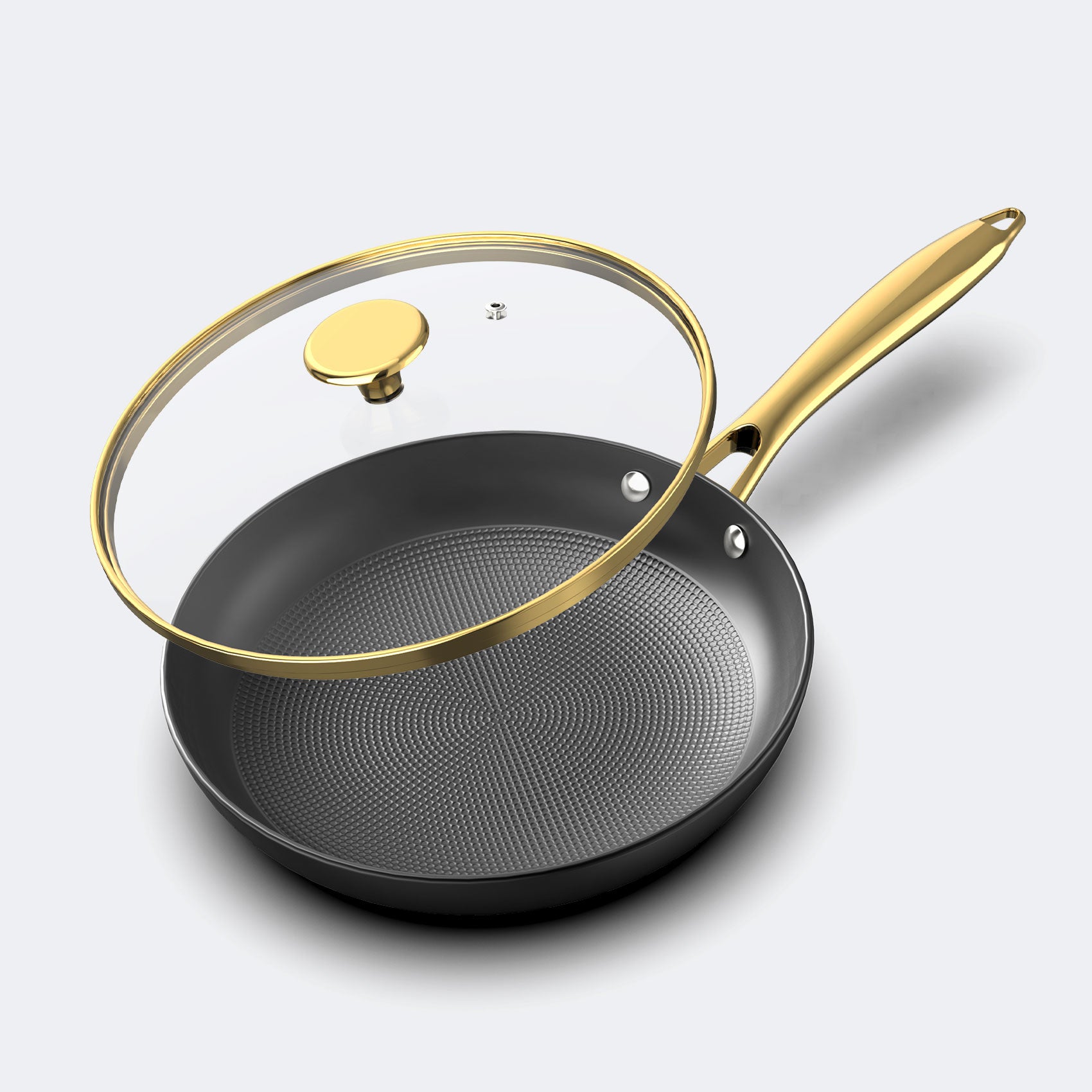 **Imarku Nonstick Frying Pan Set - 8, 10 & 12 Inch with Glass Lids - PFOA-Free, Dishwasher Safe - Perfect for Eggs, Pancakes & Stir-Fry**    *(Note: If the original title was in Chinese, the optimized English version is provided above.)*