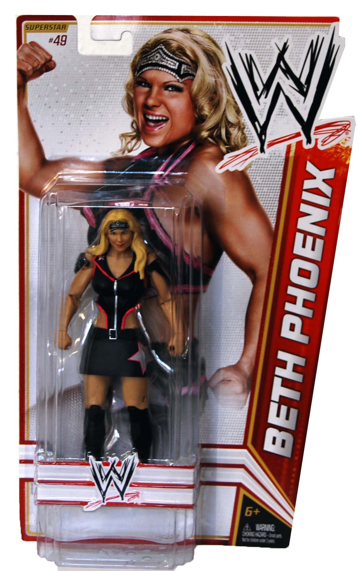 WWE Elite Collection Series 21 Beth Phoenix Action Figure - Authentic Wrestling Collectible for Fans & Display