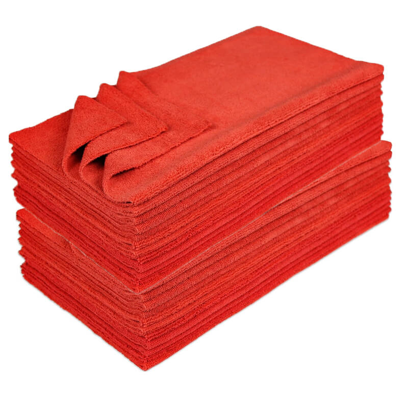Premium Edgeless Microfiber Towel 16x16 Inches (380GSM) - Ultra Soft & Highly Absorbent for Gym, Travel, Camping & Sports