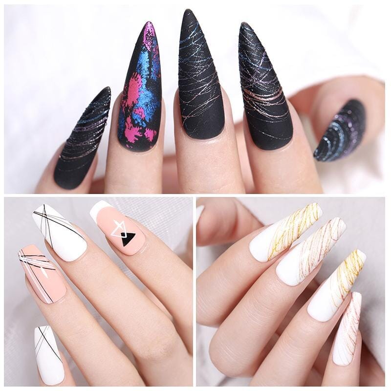 Premium Gold Spider Nail Gel SG14 - 5ml Long-Lasting UV/LED Gel Polish for Salon & Home Manicures - Perfect for Halloween, Gothic & Spider Web Nail Art Designs