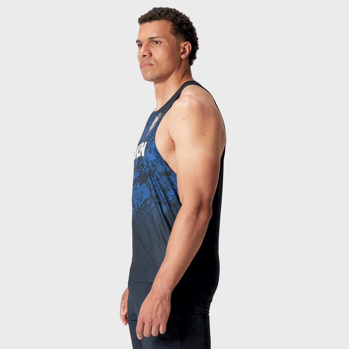 Canterbury British & Irish Lions Men's Performance Polyester Singlet - Navy Blue Rugby Jersey for Training & Match Play