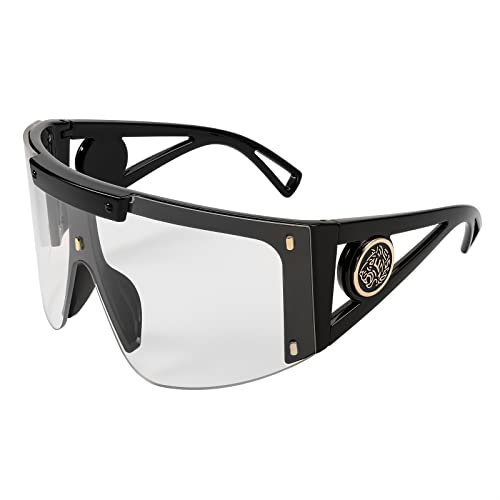 Black Frame & Clear Lens