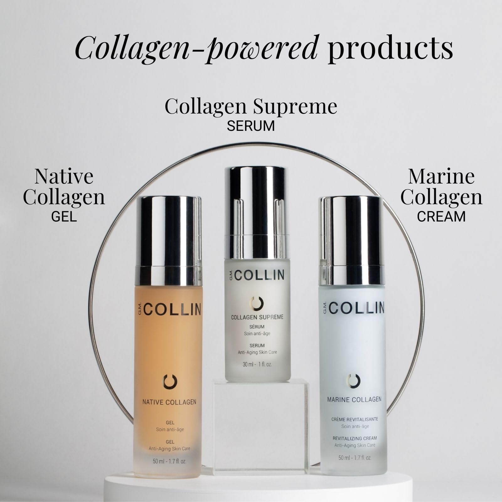G.M. COLLIN Collagen Supreme Serum - Anti-Aging Hydrating Face Serum with Vegan Collagen to Reduce Wrinkles & Improve Skin Firmness | Daily Skincare Routine for Youthful Glow