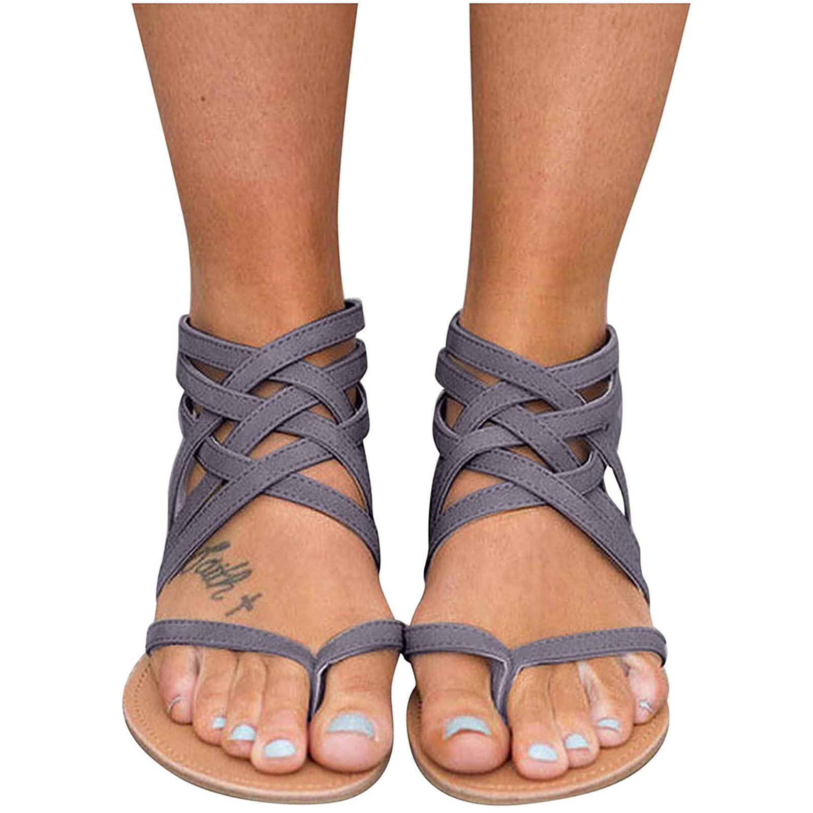 Women's Bohemian Flat Sandals - Open Toe Casual Beach Sandals for Summer | Perfect for Vacation, Walking, and Outdoor Adventures