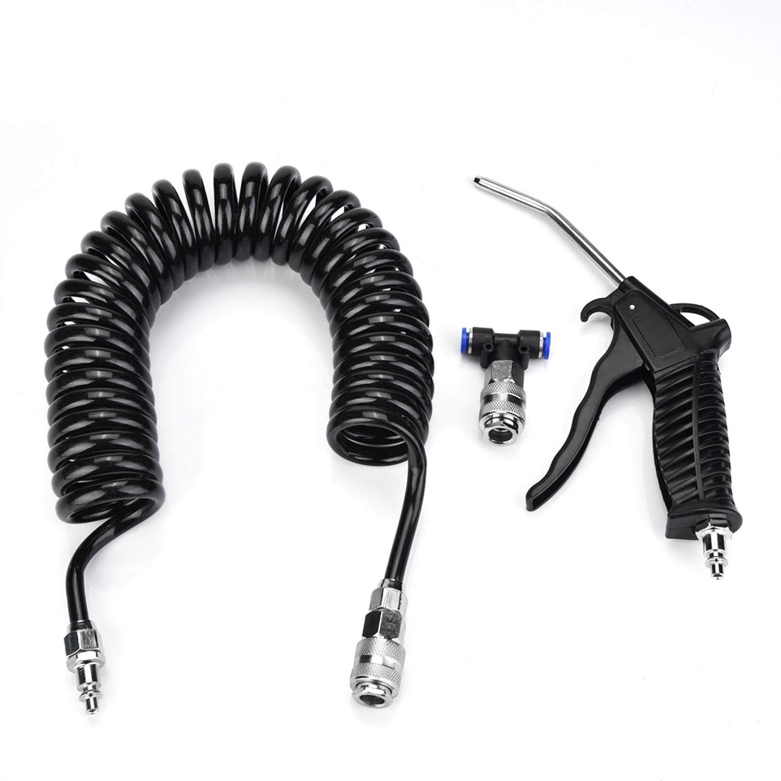 Air Blow Gun Kit with EU Connector & PU Hose - Powerful Air Duster for Dust Cleaning, Car Detailing, and Household Maintenance | Perfect for Workshop, Garage, and DIY Projects