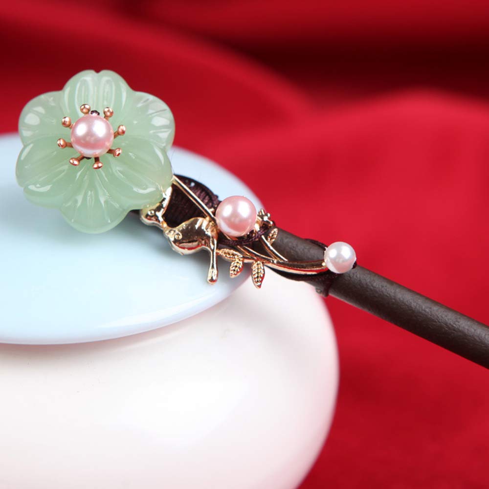 7.08 Inch Wooden Hair Sticks for Women - Chinese Style Hair Pins for Long Hair Buns & Updos - Perfect for Weddings, Cosplay, and Traditional Hairstyles