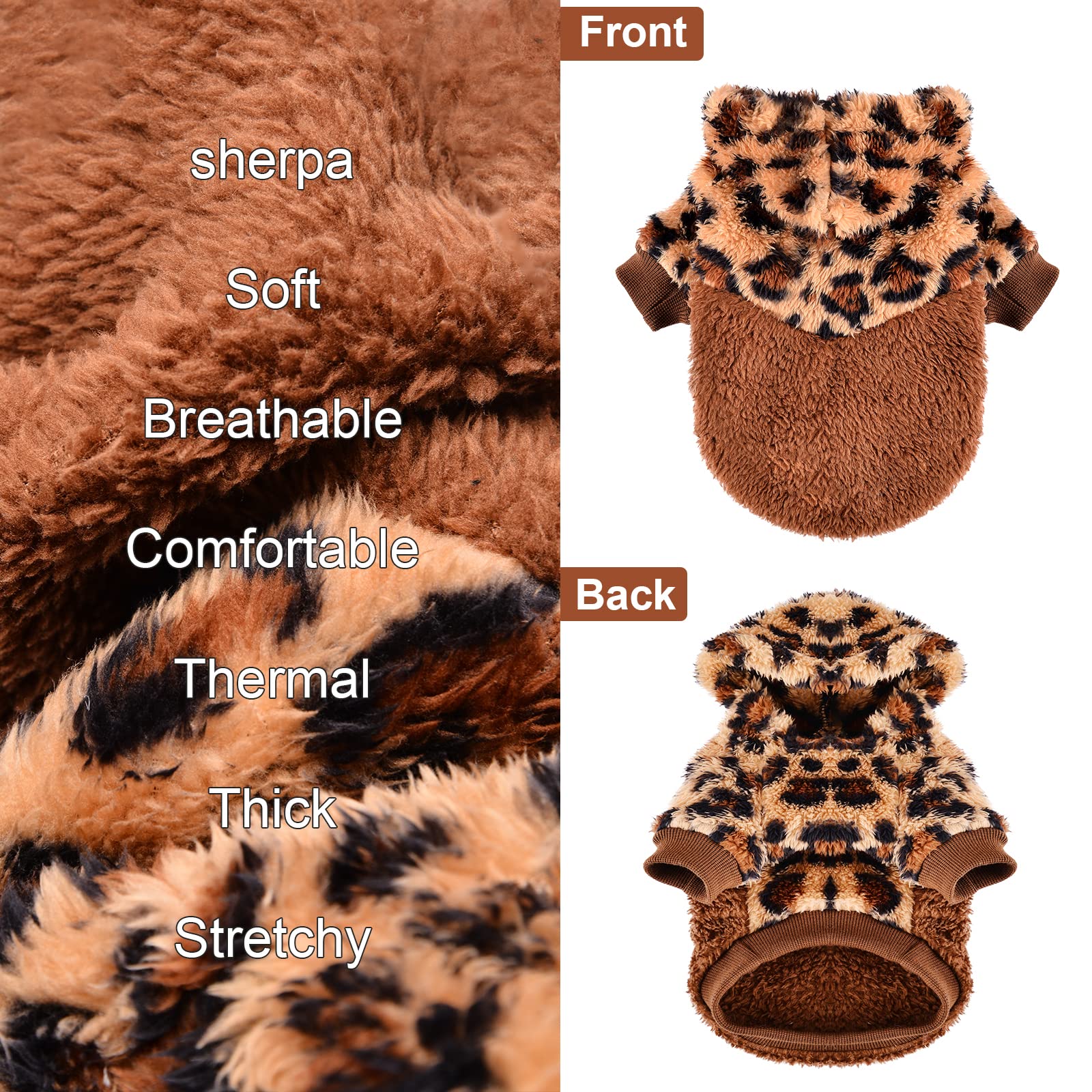 XXS Dog Sweater for Small Dogs - Cute Chihuahua Clothes & Christmas Outfit | Perfect for Holiday Photos, Winter Walks & Pet Parties