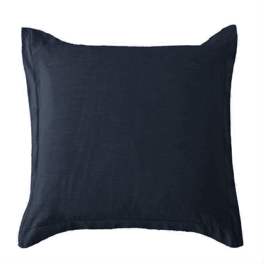 Premium Luna Washed Linen Euro Sham - Soft & Breathable Bed Pillow Cover for Modern Bedroom Decor - Perfect for Guest Rooms, Master Bedrooms & Coastal Home Styling