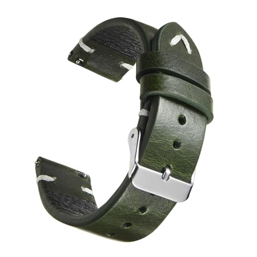 green & silver buckle