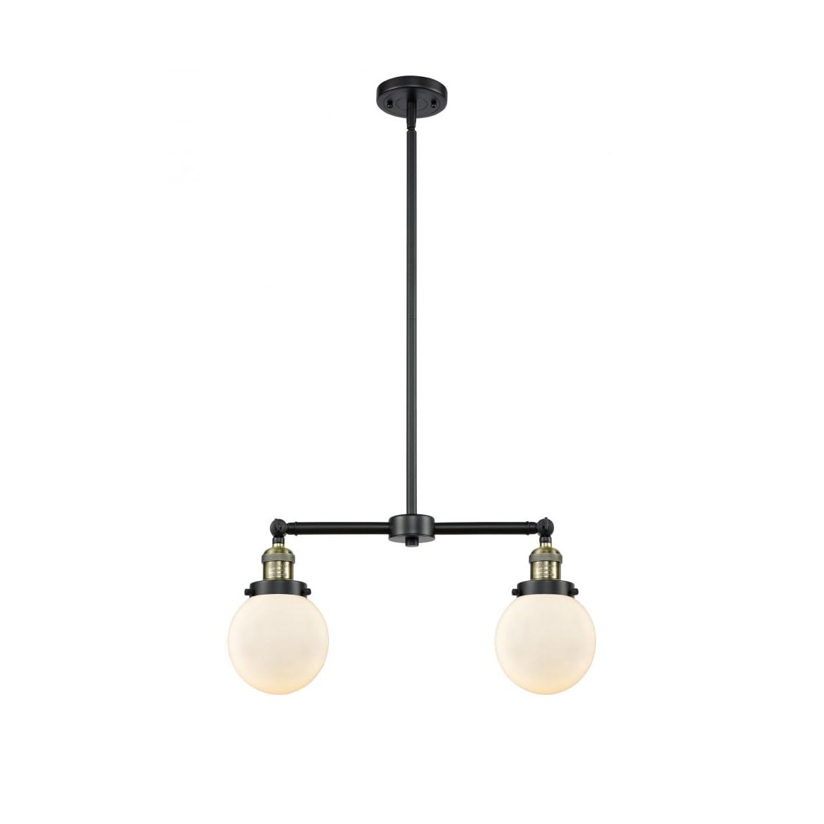 Vintage Dimmable LED Chandelier with 6 Lights - Black Antique Brass Finish - Energy Efficient Ceiling Fixture for Dining Room, Bedroom or Living Room Decor
