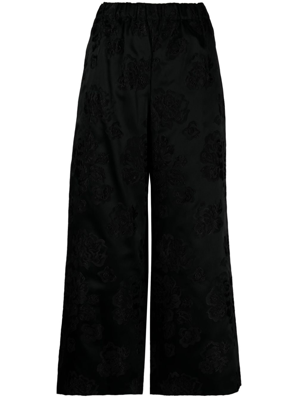 Comme Comme Women's High Waisted Black Trousers - Slim Fit Stretch Pants for Work, Office & Casual Wear