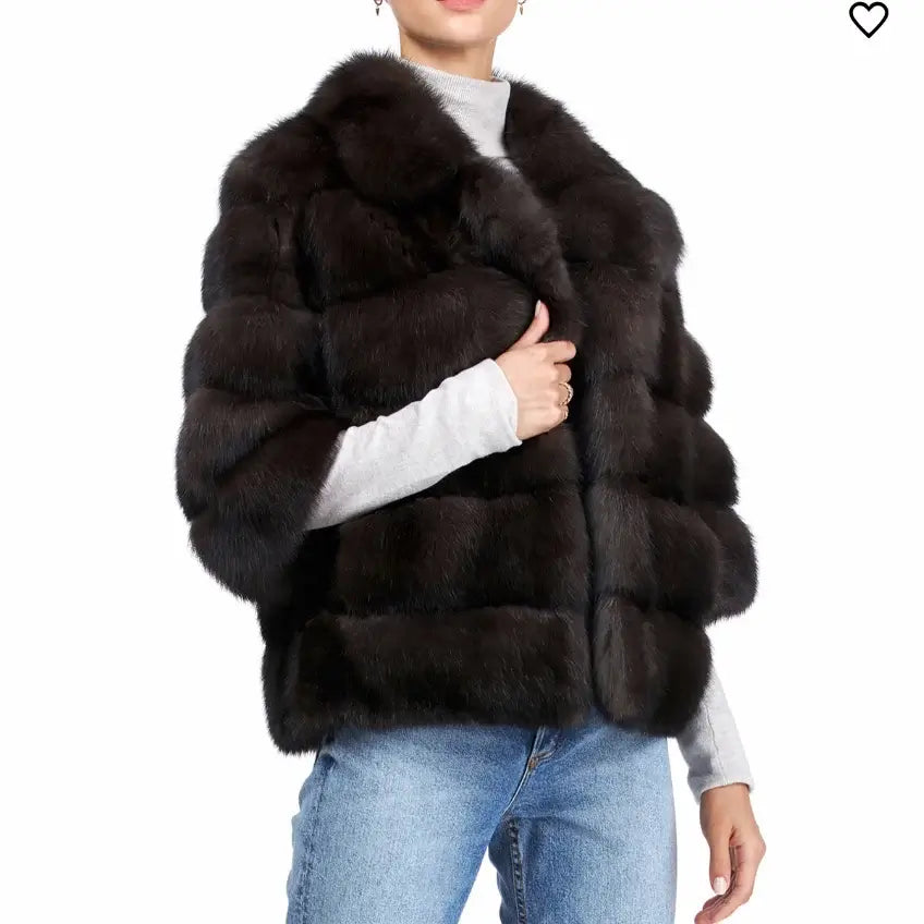 Luxury Women's Fur Coat - High Street Fashion Winter Jacket for Women | Warm Outerwear for Cold Weather, Parties & Special Occasions