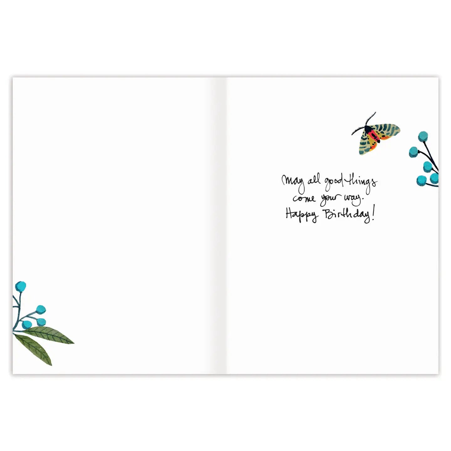 Blue Bird Birthday Card - Handmade Greeting Card for Women & Men - Perfect for Birthdays, Anniversaries & Special Occasions