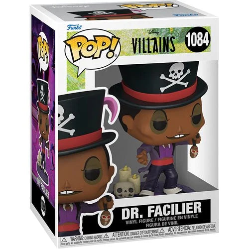 Disney Villains Doctor Facilier Pop! Vinyl Figure - Funko Pop Collectible Toy for Disney Fans, Halloween Decor & Movie Merchandise Gift