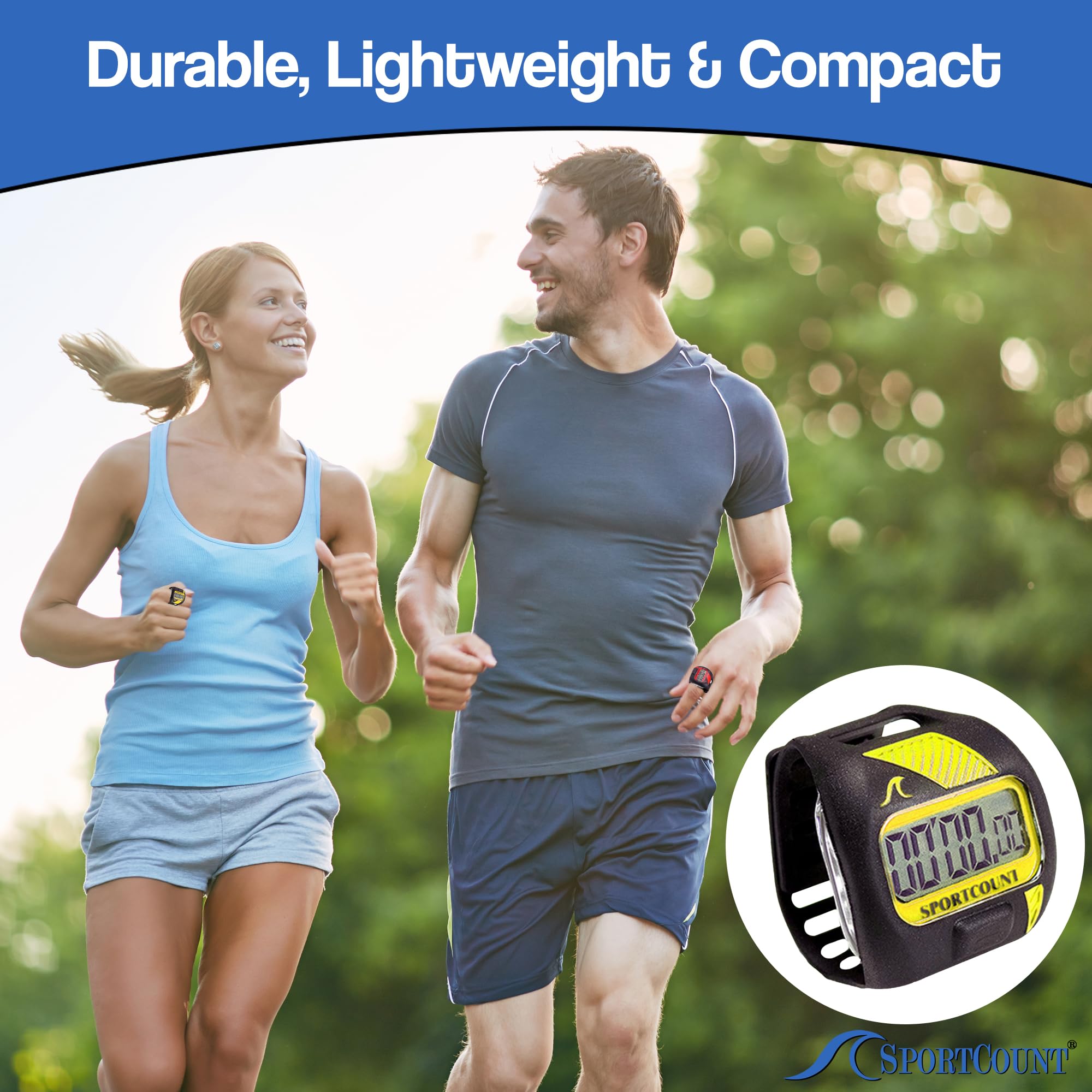 Waterproof Digital Stopwatch for Swimming, Running, Pickleball & Cycling - Handheld Sports Timer with Finger Grip - Perfect for Swim Meets, Track Practice & Outdoor Training