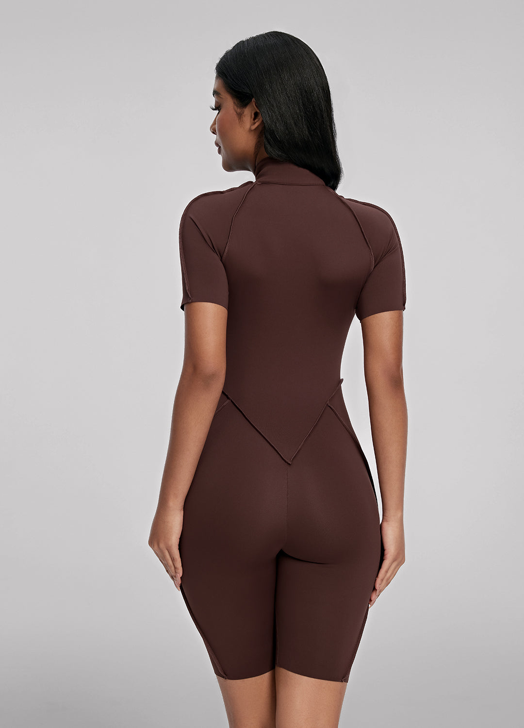 Closed Back Shorts Catsuit - Stretchy & Comfortable Bodysuit for Women | Perfect for Dance, Yoga & Costume Parties