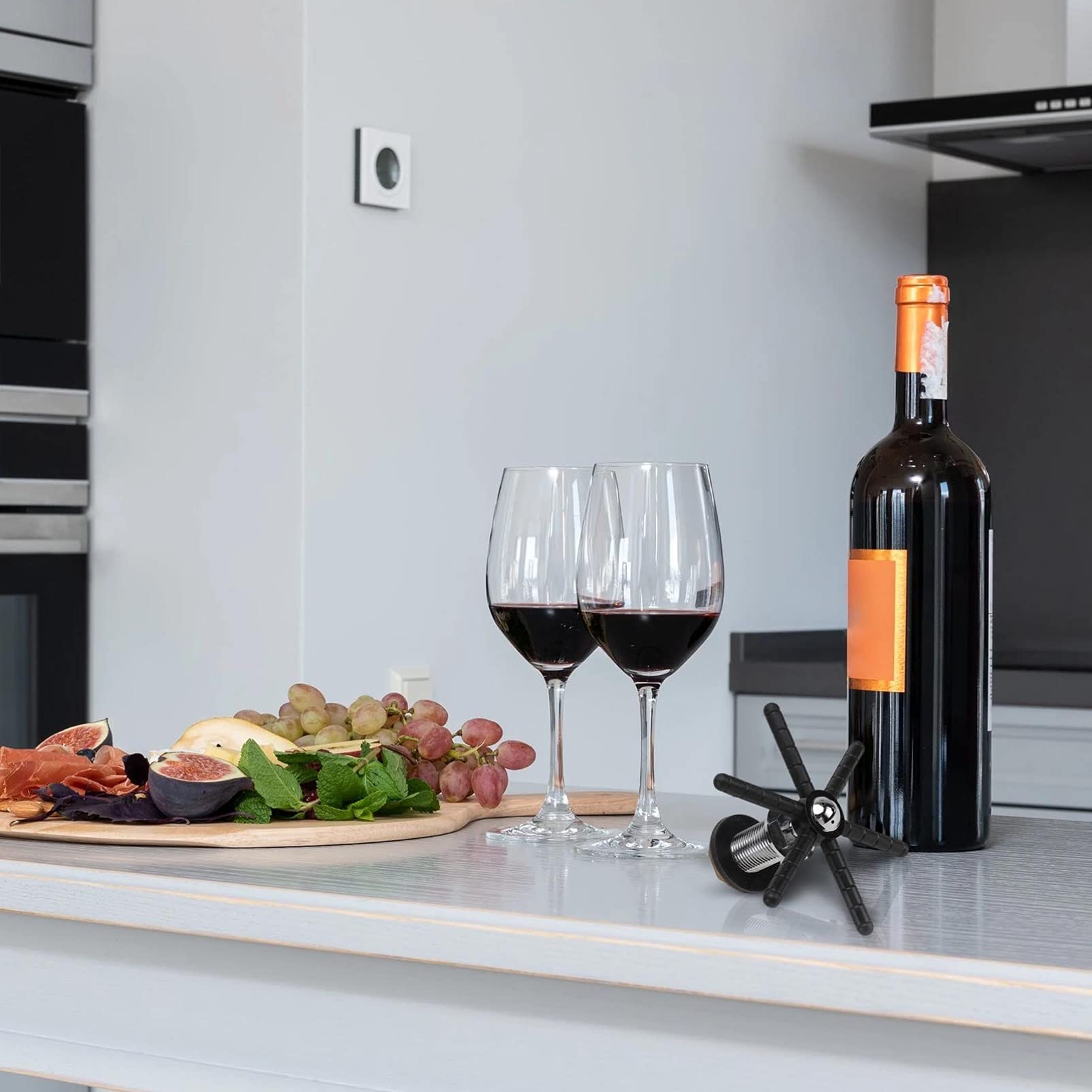DOITOOL Stainless Steel Faucet Glass Washer - Sink Mounted Coffee Cup, Wine Glass & Bottle Cleaner for Kitchen & Bar Use