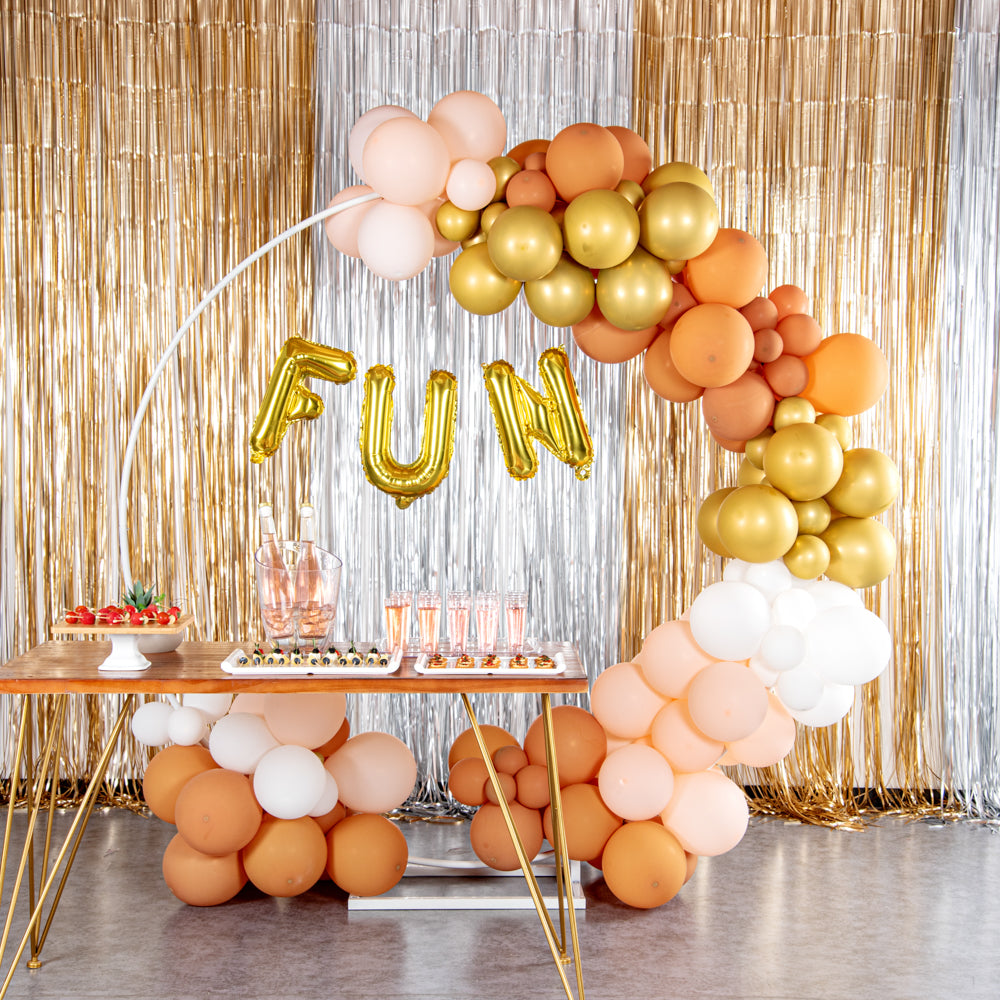 Balloonify Gold Mylar Letter N Balloon - 16 Inch Large Foil Alphabet Balloon for Birthday Party Decorations, Baby Shower, Wedding & Graduation Celebrations - 1 Count Box
