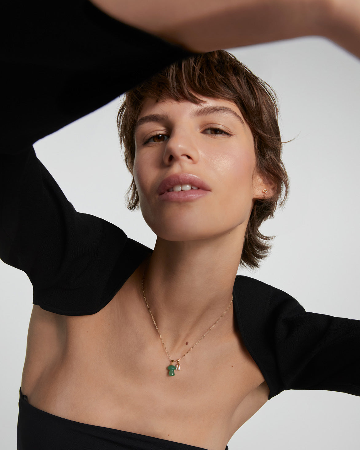 GRID Letter N Charm - Elegant Initial Pendant Necklace for Women, Personalized Jewelry Gift for Her - Perfect for Birthdays, Anniversaries & Special Occasions