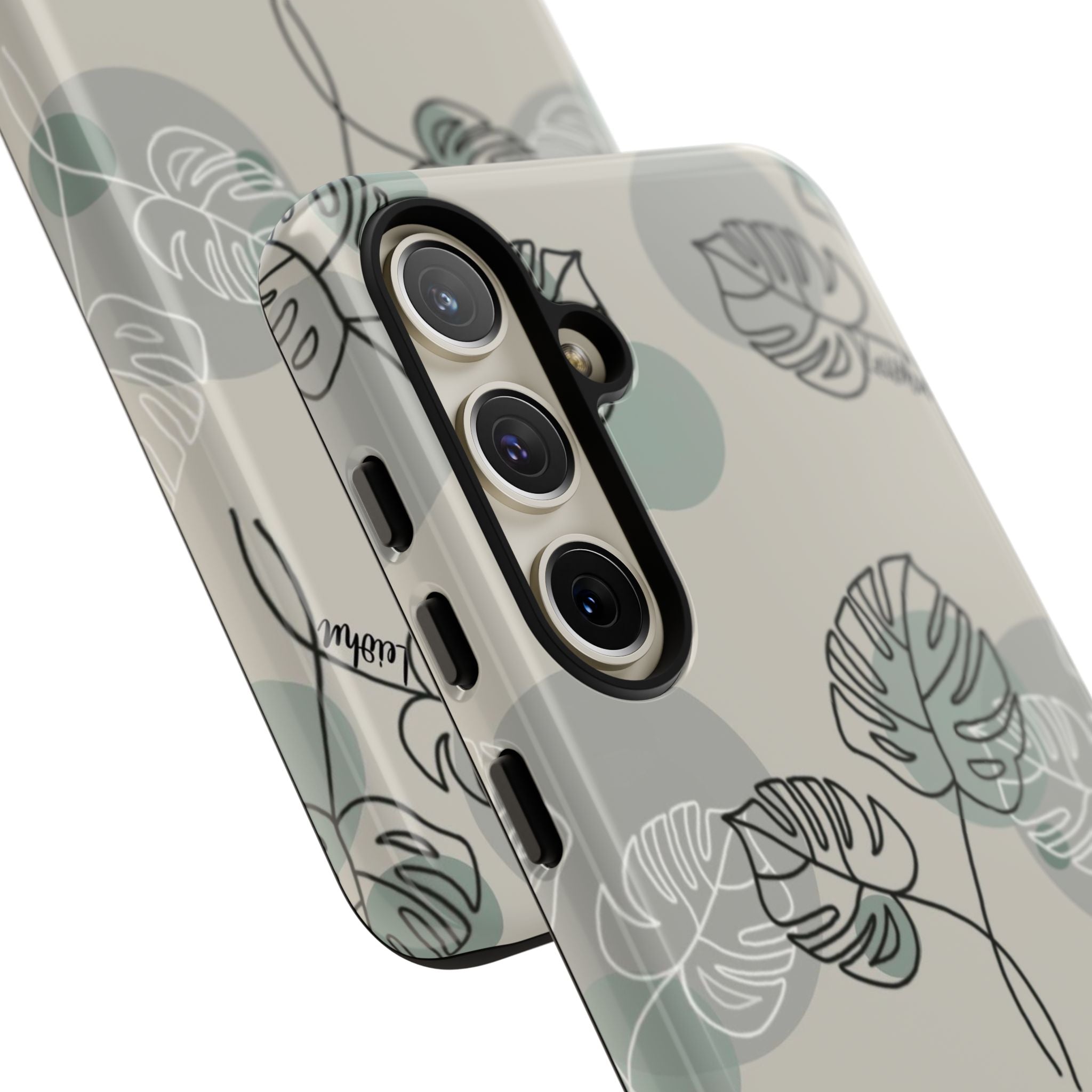 Vintage Monstera Leaf Samsung Galaxy Phone Case - Stylish Protective Cover for Samsung Galaxy S21/S20/Note 20 - Perfect for Nature Lovers & Boho Aesthetic
