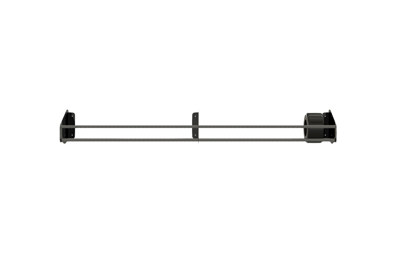 8' Heavy Duty Trailer Tire Rack - Wall Mounted Storage Solution for RV, Boat & Utility Trailers - Perfect for Garage, Shed or Workshop Organization