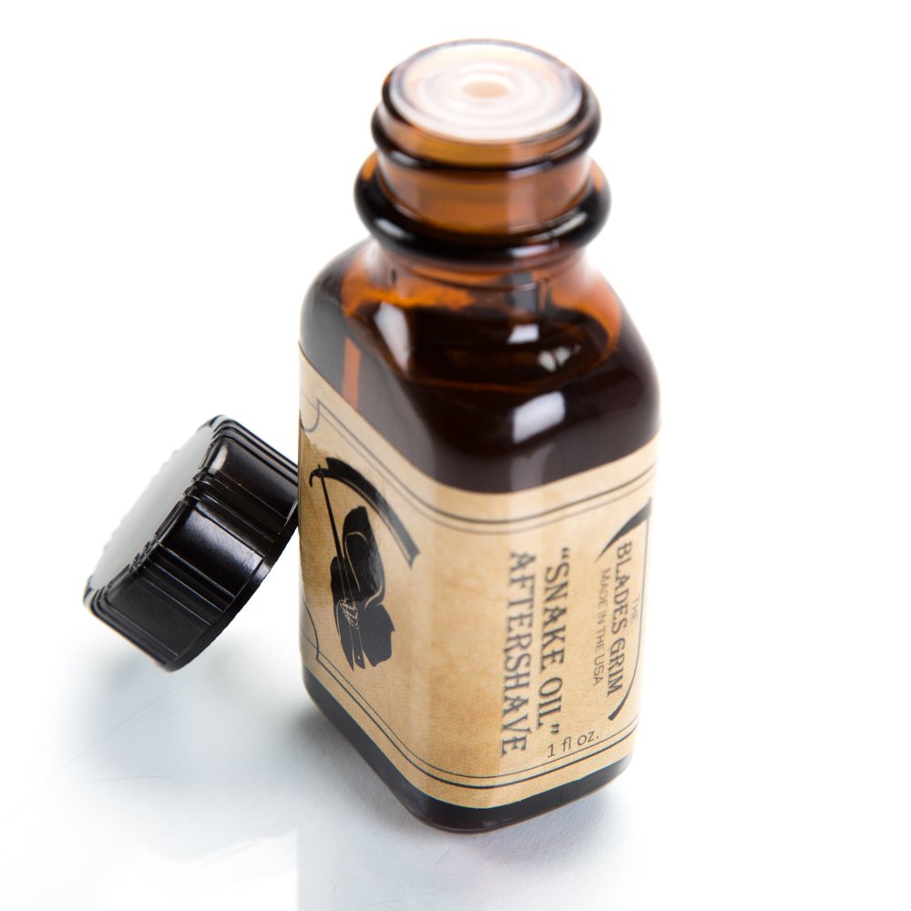 Natural Aftershave Oil for Men - Handmade in USA, 1oz Bottle - Soothing Post-Shave Care for Sensitive Skin - Perfect for Daily Grooming & Travel Essentials