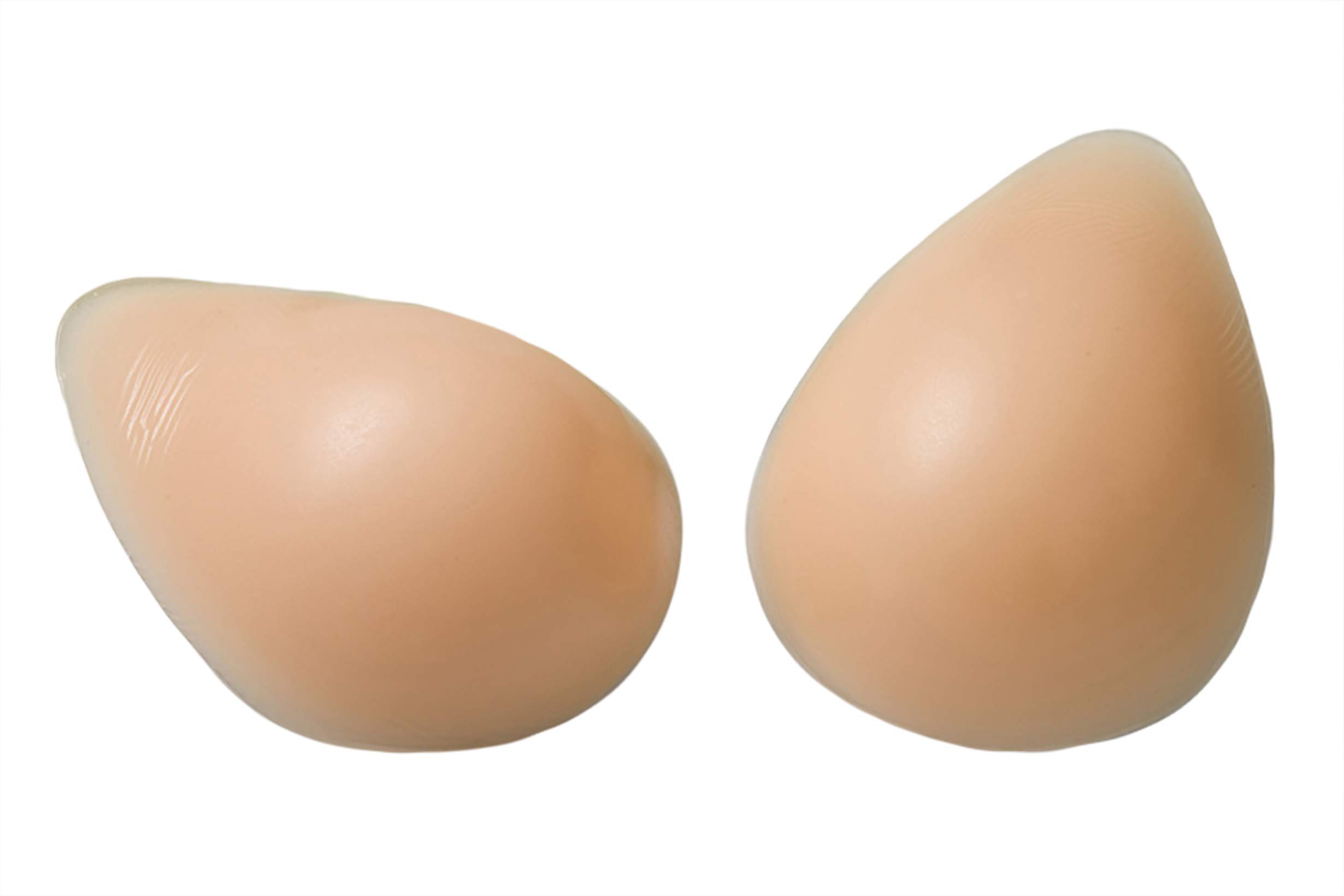 Nearly Me #240 So Soft Full Oval Silicone Mastectomy Breast Form - Beige (10 oz) | Post-Surgery Comfort & Natural Look for Everyday Wear, Swimwear & Active Lifestyle