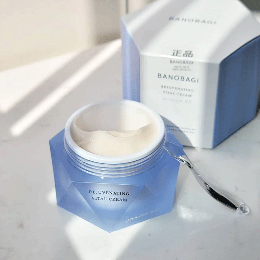 BANOBAGI Rejuvenating Vital Anti-Aging Face Cream 50ml - Hydrating & Firming Moisturizer for Dry Skin, Wrinkles & Fine Lines - Day & Night Skincare Routine