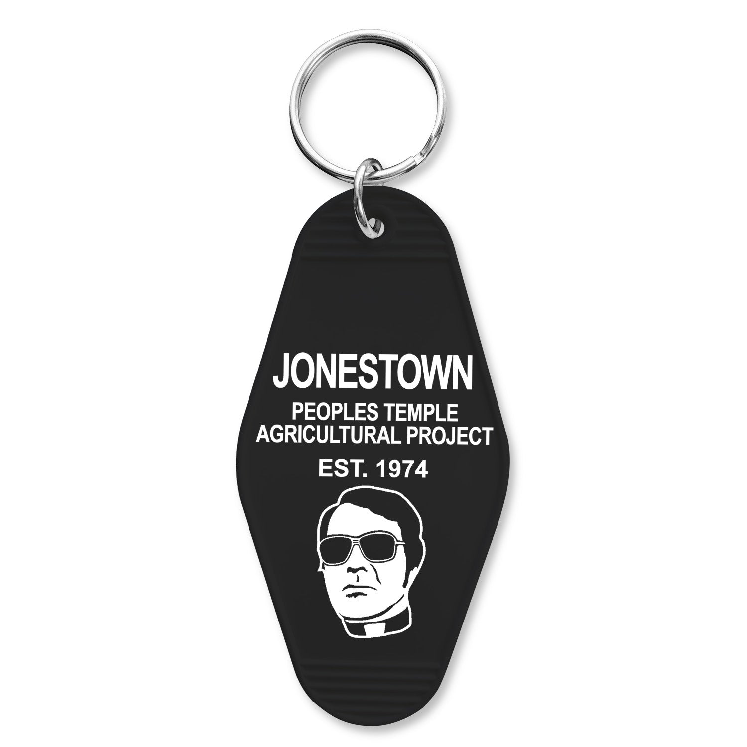 Jonestown Jim Jones Room Keychain - Vintage-Inspired Collectible Keyring for Fans - Perfect for History Buffs, Gift Giving, and Memorabilia Collectors