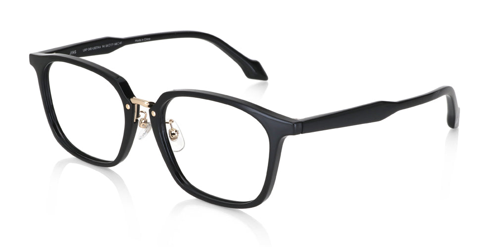 JINS x NARUTO SASUKE Model Black Anime Glasses - Stylish Naruto Cosplay Eyewear for Anime Fans & Collectors | Perfect for Cosplay Events, Anime Conventions & Daily Fashion