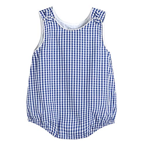 Dark Blue Gingham