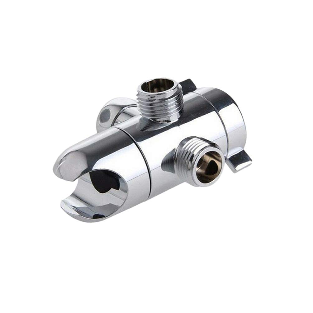 Hemoton Handheld Shower with Diverter Valve - 1pc Bathroom Shower Arm Bracket for Easy Switching Between Fixed and Handheld Showers - Perfect for Bathing Pets, Kids & Hair Washing