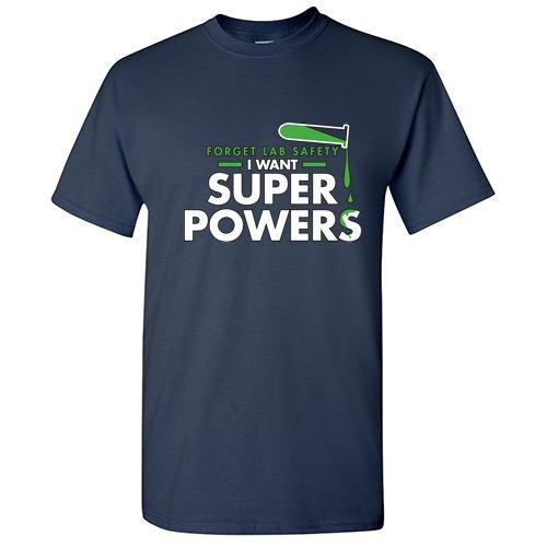 Superpowers Lab Rat T-Shirt - Cotton Science Gift for Researchers