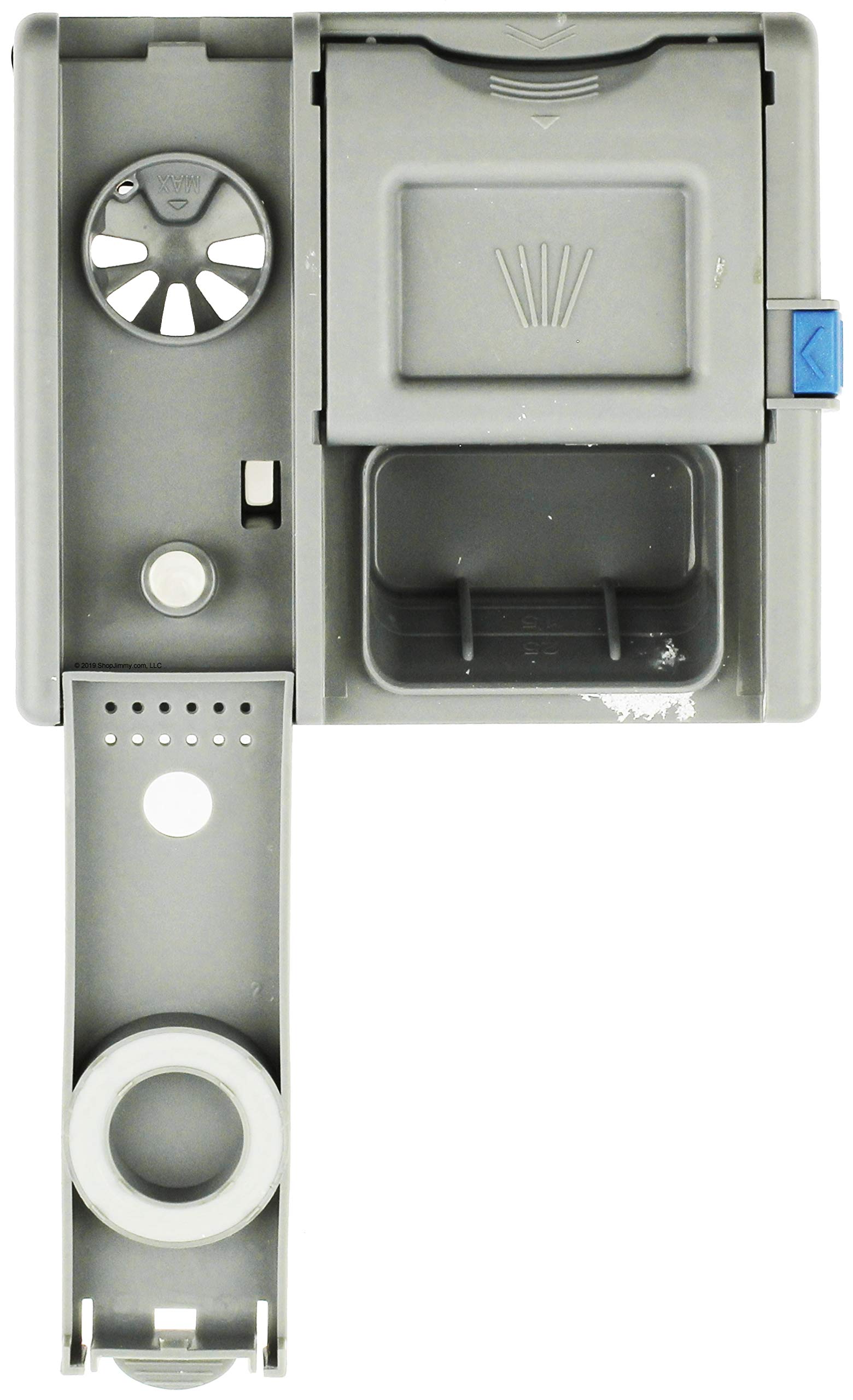 Genuine Samsung DD81-02628A Dishwasher Detergent Dispenser Assembly - OEM Replacement Part for Samsung Dishwashers | Perfect for Kitchen Appliance Repair & Maintenance
