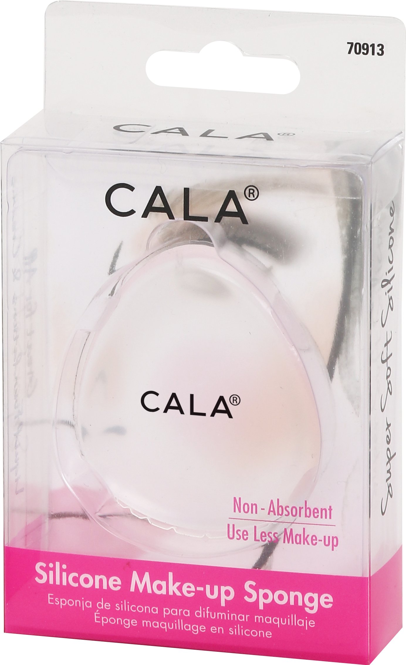 Premium CALA Silicone Makeup Blender Sponge - 70913 - Reusable & Hygienic Foundation Blender for Flawless Makeup Application - Perfect for Liquid, Cream & Powder Cosmetics