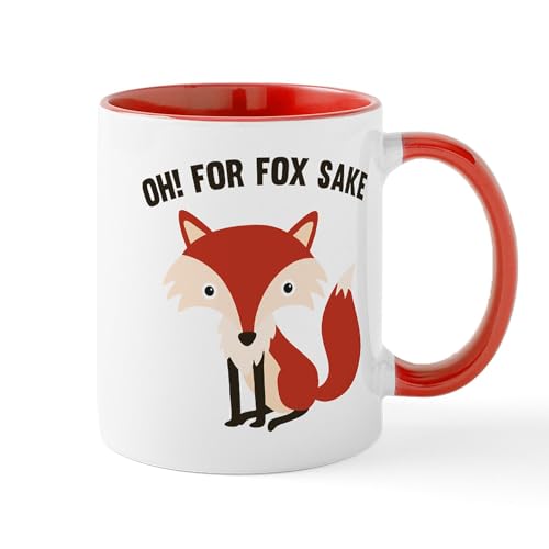 White/Red Inside - Oh! For Fox Sake Mug