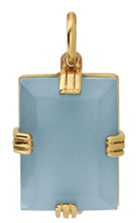 Lennox Gold Vermeil Pendant with Genuine Agate Stone - Elegant Necklace for Women, Perfect for Everyday Wear, Gifts & Special Occasions