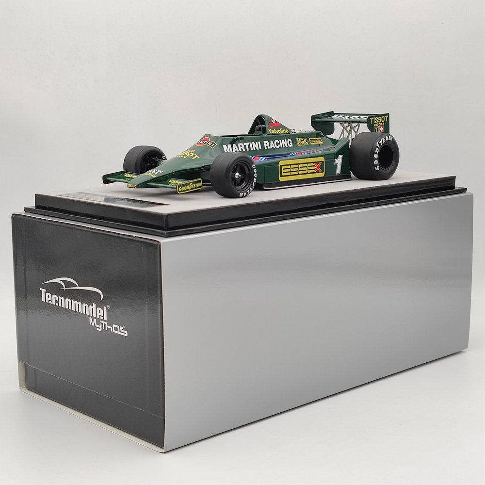 1/18 Scale Tecno Mythos Series Lotus 79 1979 First Test Paul Ricard TM18 287D Resin Model Car - Collectible Racing Car Display for Home Office & Gift for Motorsport Fans