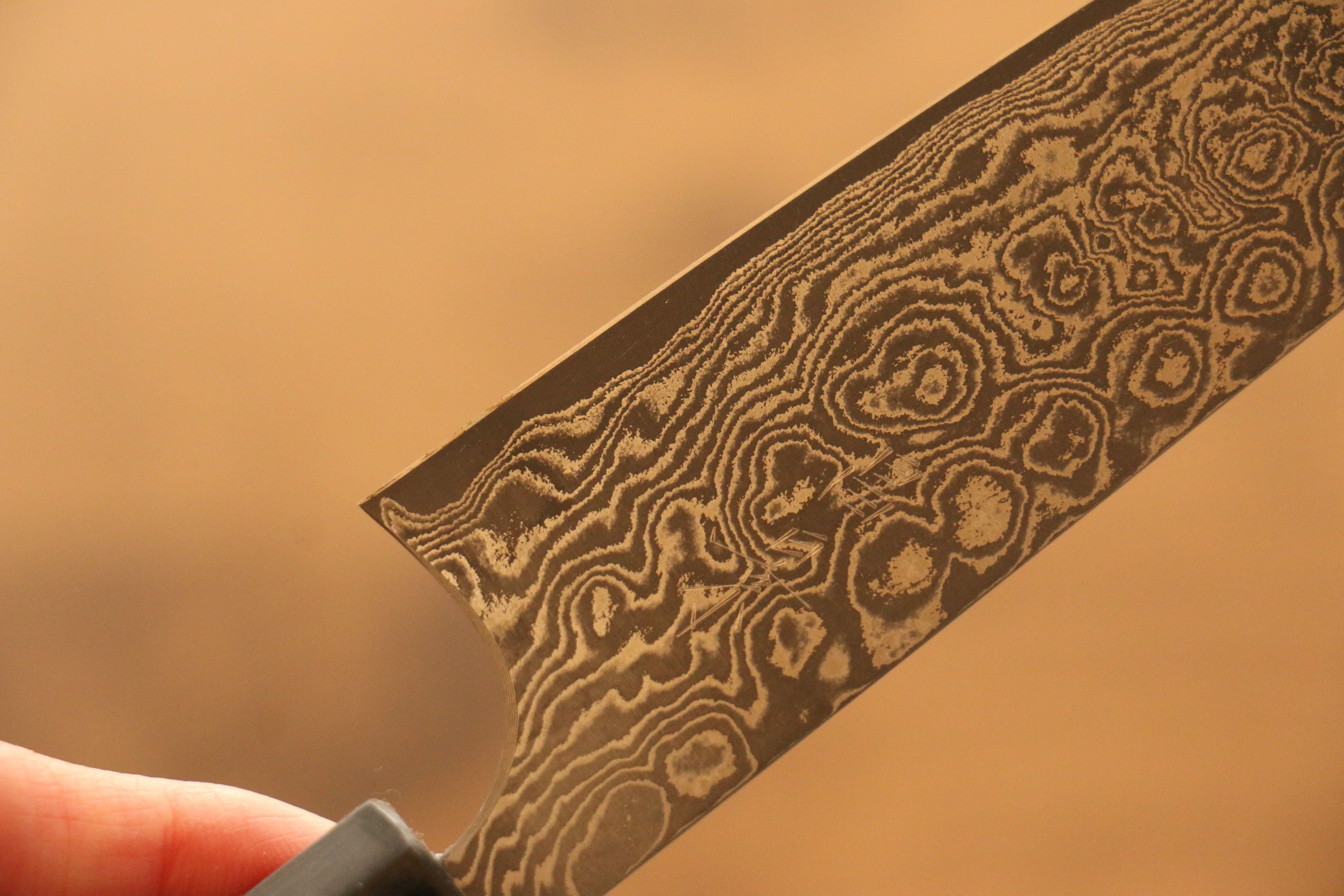 Masakage Kumo VG10 Damascus Small Bunka Knife 120mm with Shitan Handle - Premium Japanese Kitchen Knife for Slicing, Dicing & Precision Cutting
