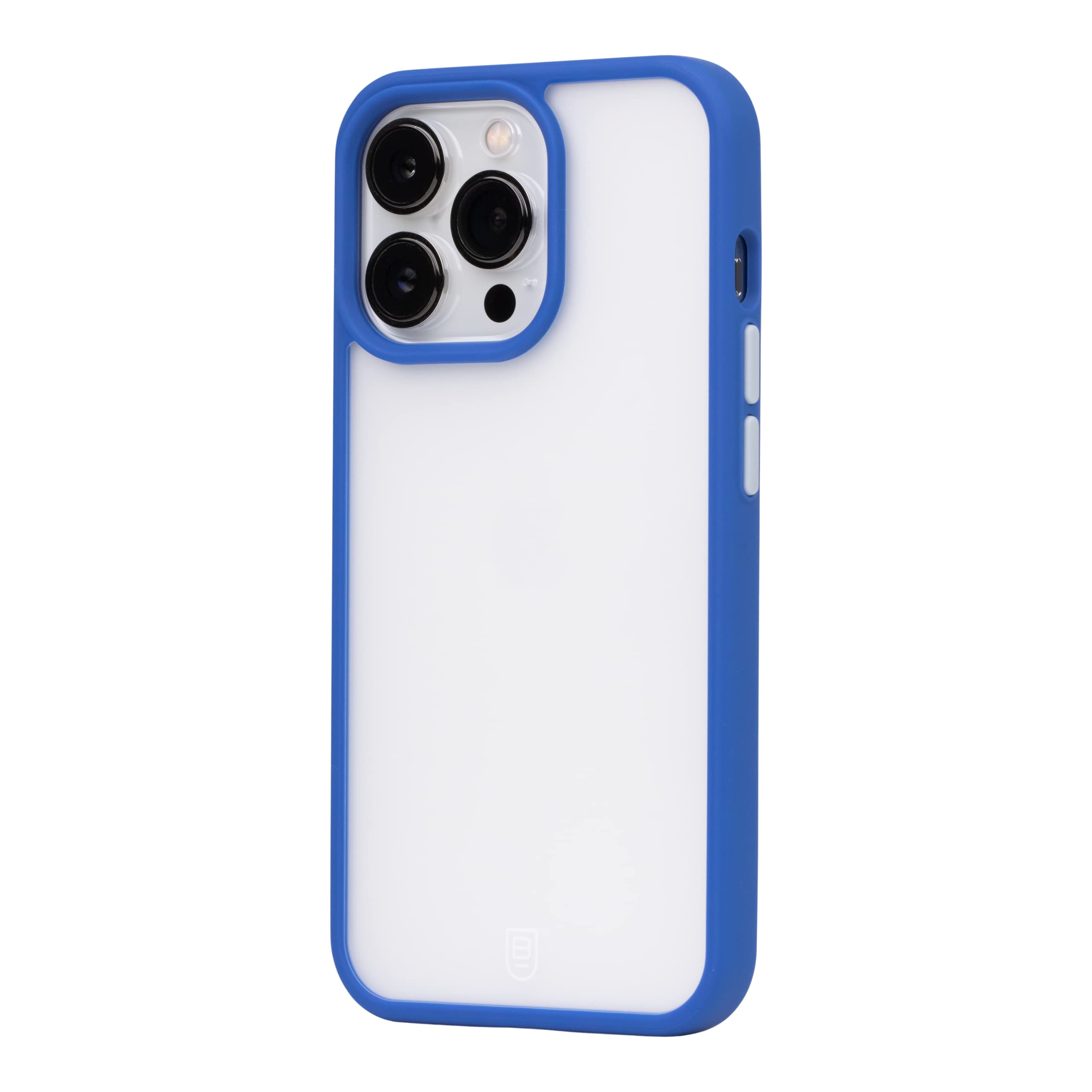 BodyGuardz Elements E13 Shockproof Case for iPhone 13 Pro - Military-Grade Protection with Camera Cover & Wireless Charging Support | Dusty Blue | Perfect for Outdoor Activities & Daily Use