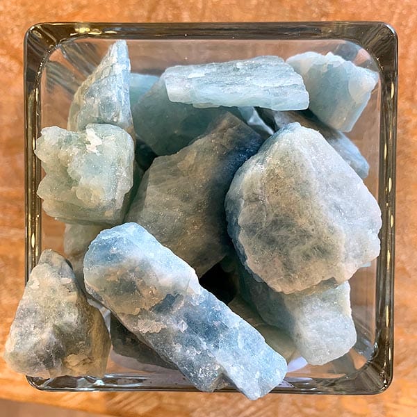 Natural Aquamarine Rough Stone - Healing Crystal for Stress Relief & Emotional Balance | Perfect for Meditation, Jewelry Making & Energy Work