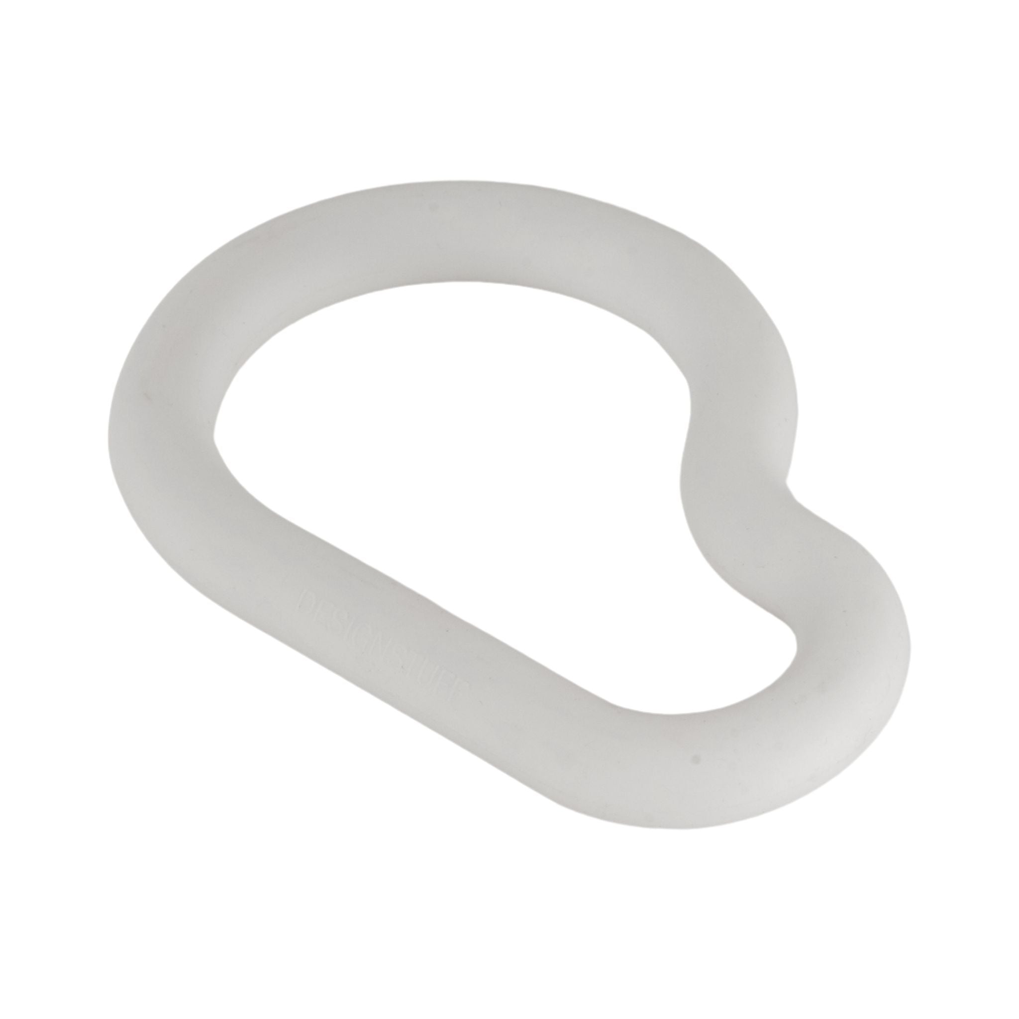 DESIGNSTUFF Heat Resistant Silicone Trivet - White Non-Slip Pot Holder for Kitchen Countertops & Dining Tables - Perfect for Hot Pots, Pans & Dishes