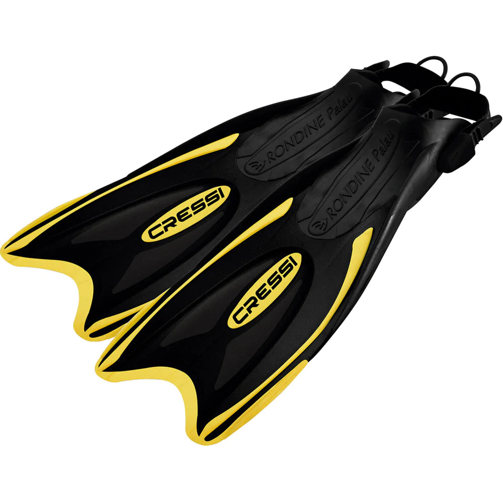Cressi Palau LAF Snorkeling Mask - Black/Yellow - Comfortable Anti-Fog Scuba Diving Gear for Ocean Adventures & Underwater Exploration
