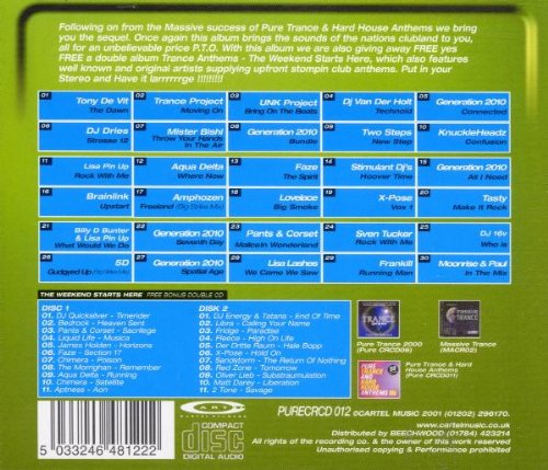 Pure Trance & Hard House Anthems 2 - Best Electronic Dance Music Compilation for DJs & Party Scenes