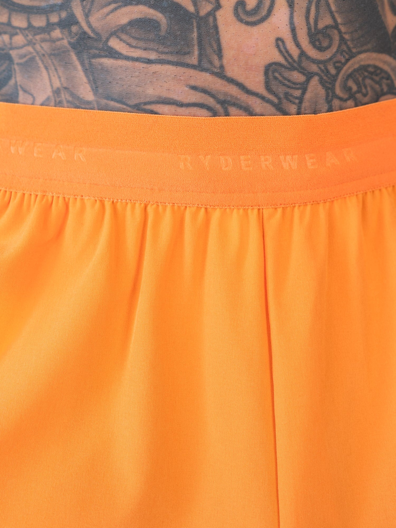 3 Pack Men's Workout Shorts - Breathable Orange Gym Shorts for Running, Training & Fitness | Perfect for Gym, Jogging & Outdoor Sports
