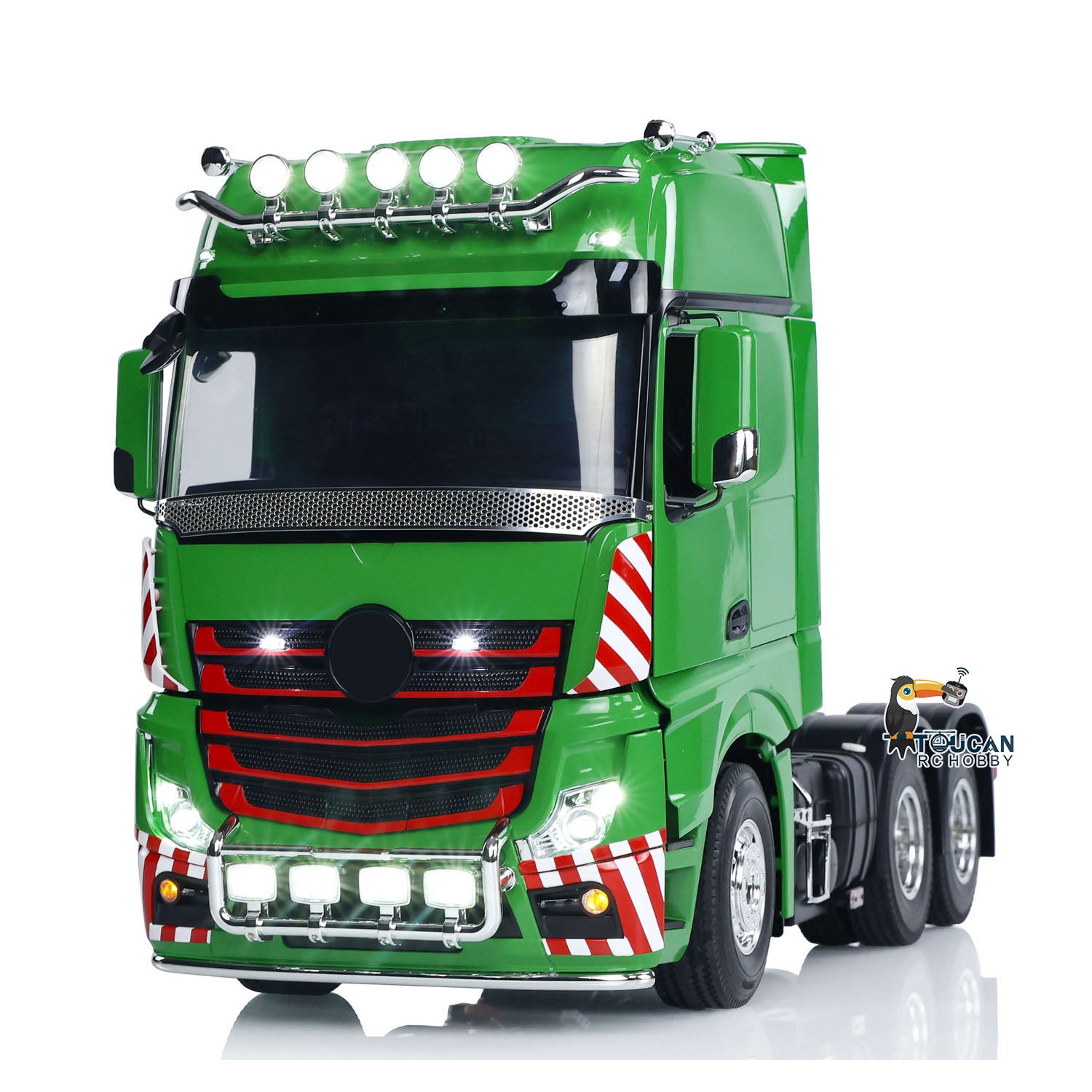 1/14 Scale RC Tractor Truck 6x4 - 3363 Remote Control Lorry RTR Model with ST8 Radio System, High Roof & Pre-Painted Body - Ready-to-Run for Adults & Kids - Perfect for Off-Road Play, Construction Site Simulation & RC Hobby Collection