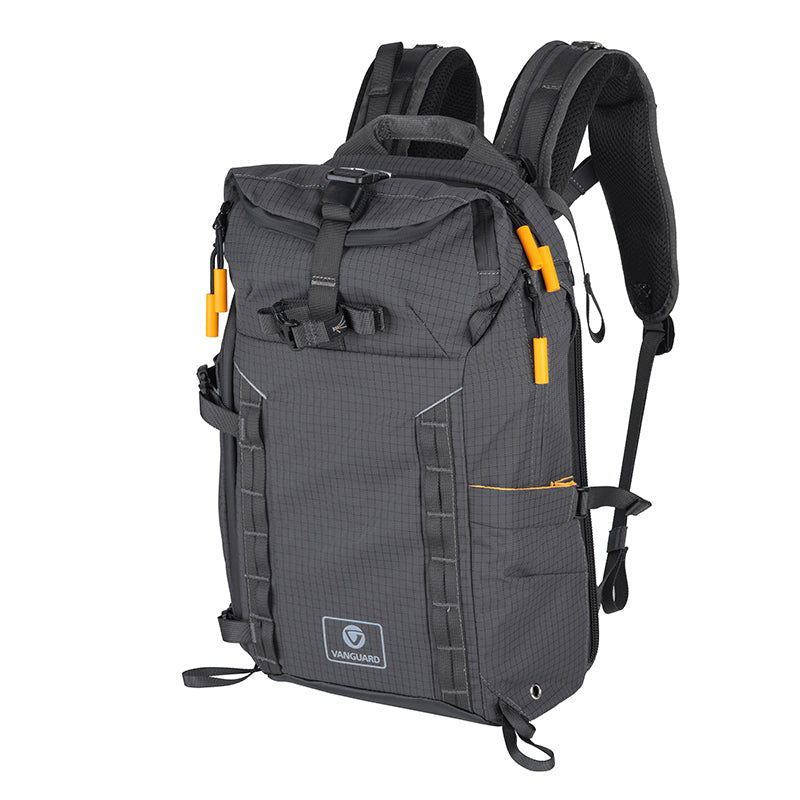 VEO Active 42M Gray Camera Backpack with USB Charger Port - Waterproof DSLR Bag for Travel & Outdoor Photography