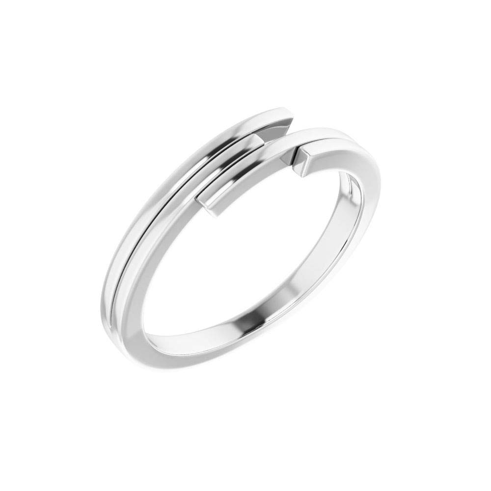 925 Sterling Silver Geometric Facet Triangle Ring Band - 5mm Width Minimalist Jewelry for Women - Perfect for Everyday Wear, Gifts & Special Occasions