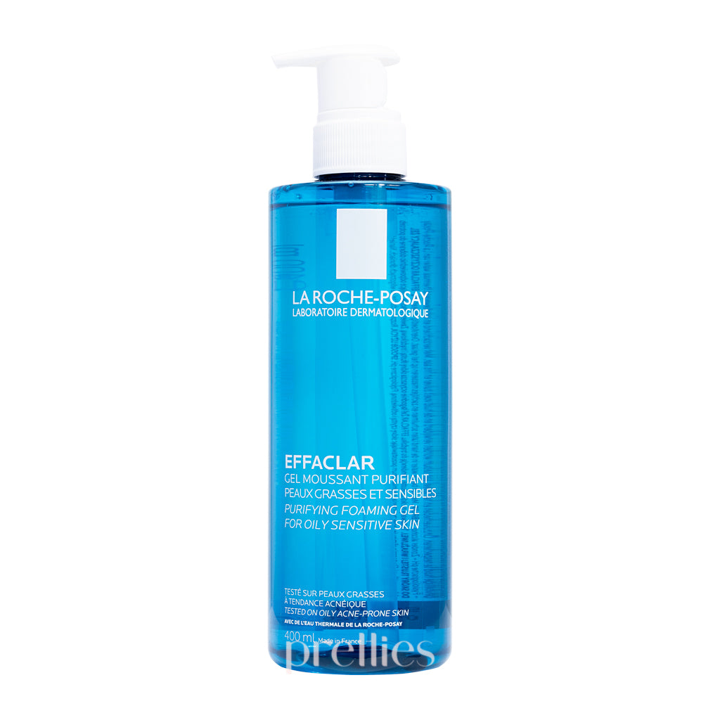 La Roche-Posay Effaclar Purifying Foaming Cleansing Gel 400ml - Oil-Free Face Wash for Acne-Prone Skin | Deep Cleansing & Pore Minimizing | Perfect for Daily Skincare Routine
