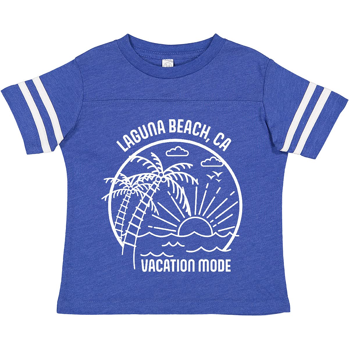 Inktastic Summer Vacation Mode Laguna Beach California Toddler T-Shirt - Cute Kids Beach Outfit for Family Trips & California Travel
